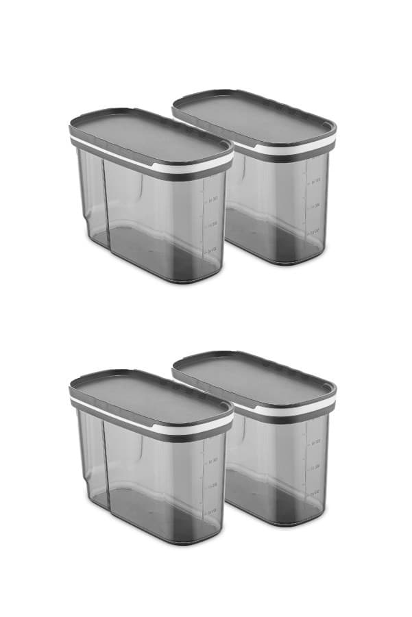 Súprava kuchynských džbánov Kirdos 4 kusy sivá 1