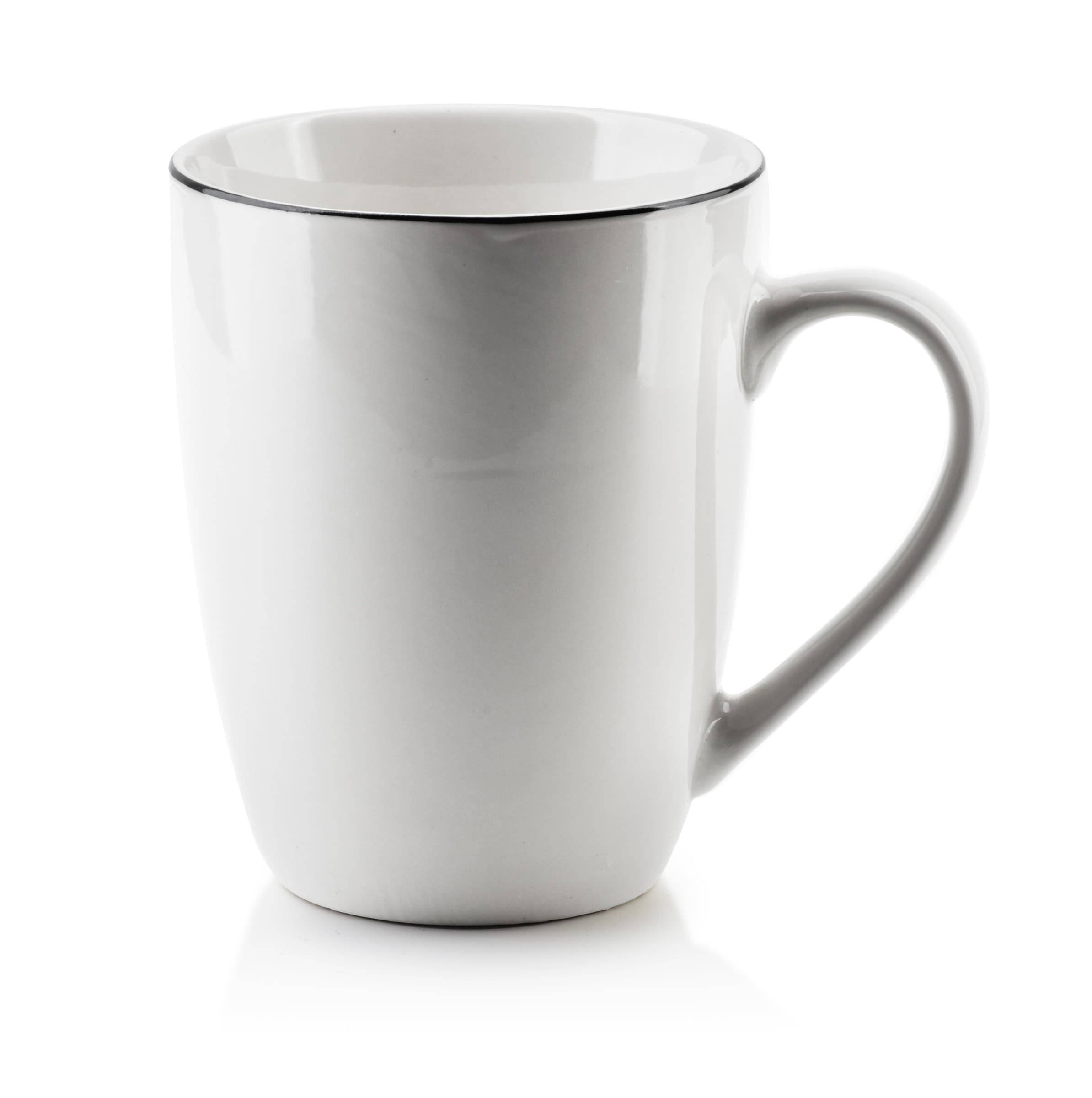 Porcelánový hrnček SIMPLE 370 ml biely 1