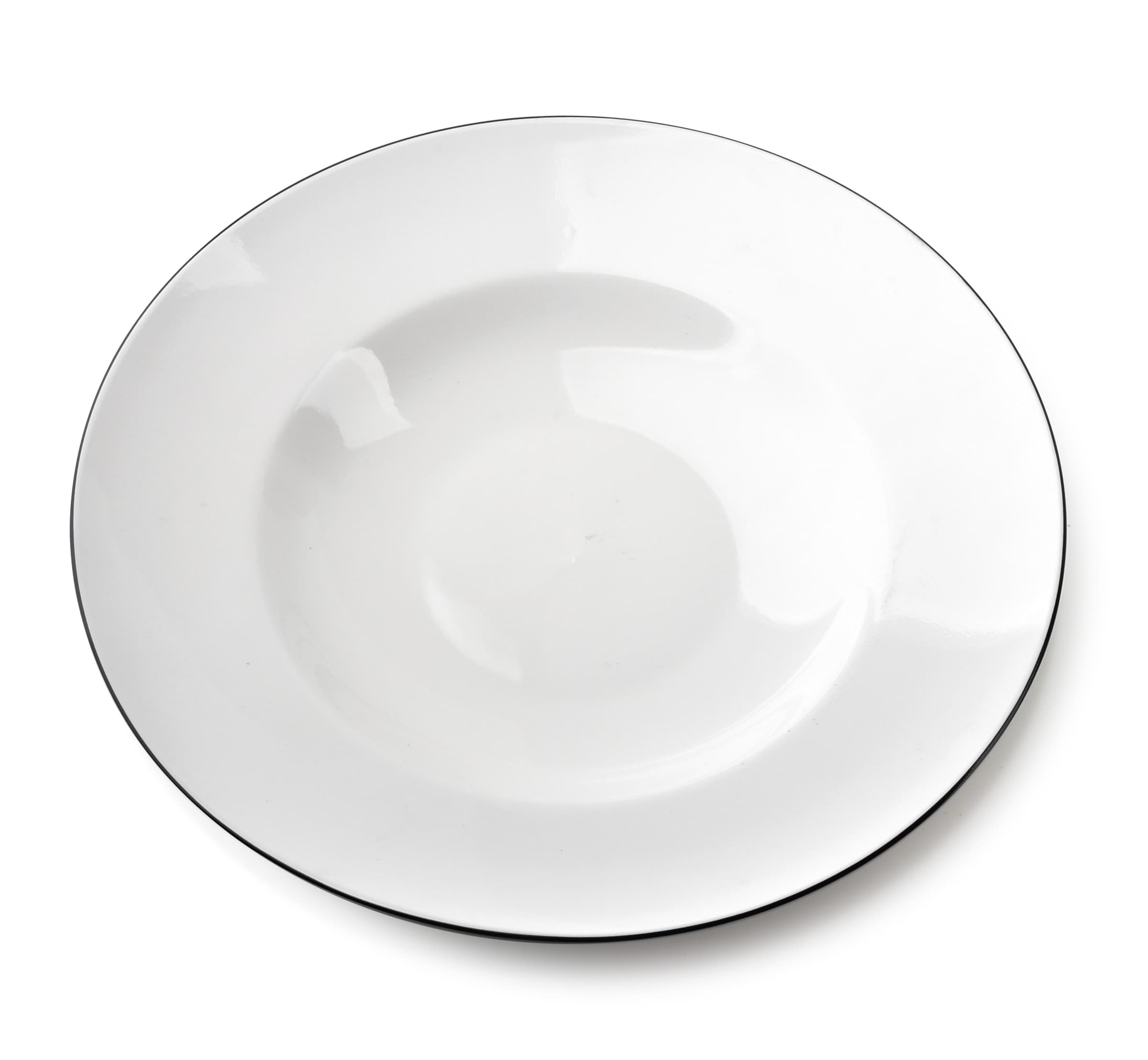 Porcelánový tanier SIMPLE hlboký biely 1