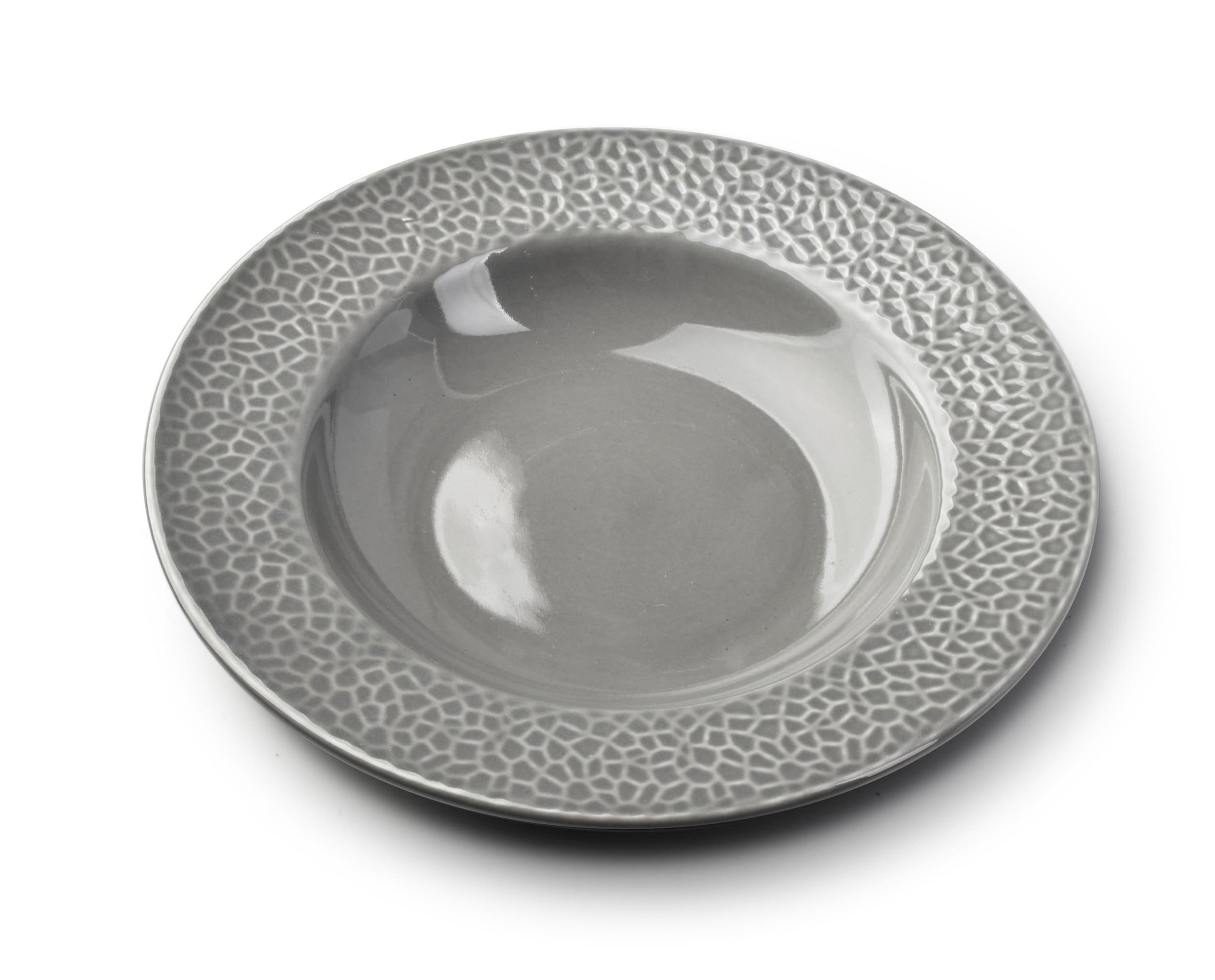 Hlboký tanier HUDSON 22 cm sivý 1