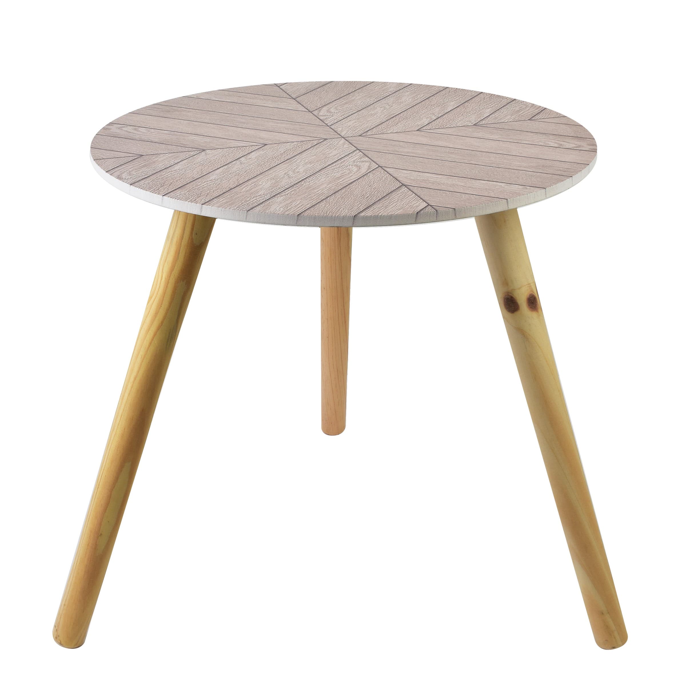 Odkladací stolík Lammy 40 cm béžový 1