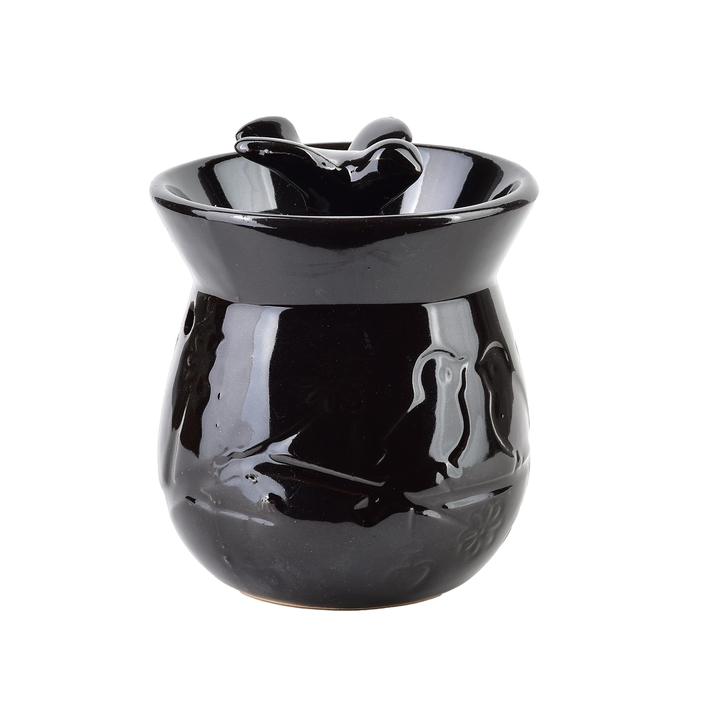 Keramická aróma lampa LOSKI 9 cm čierna 1