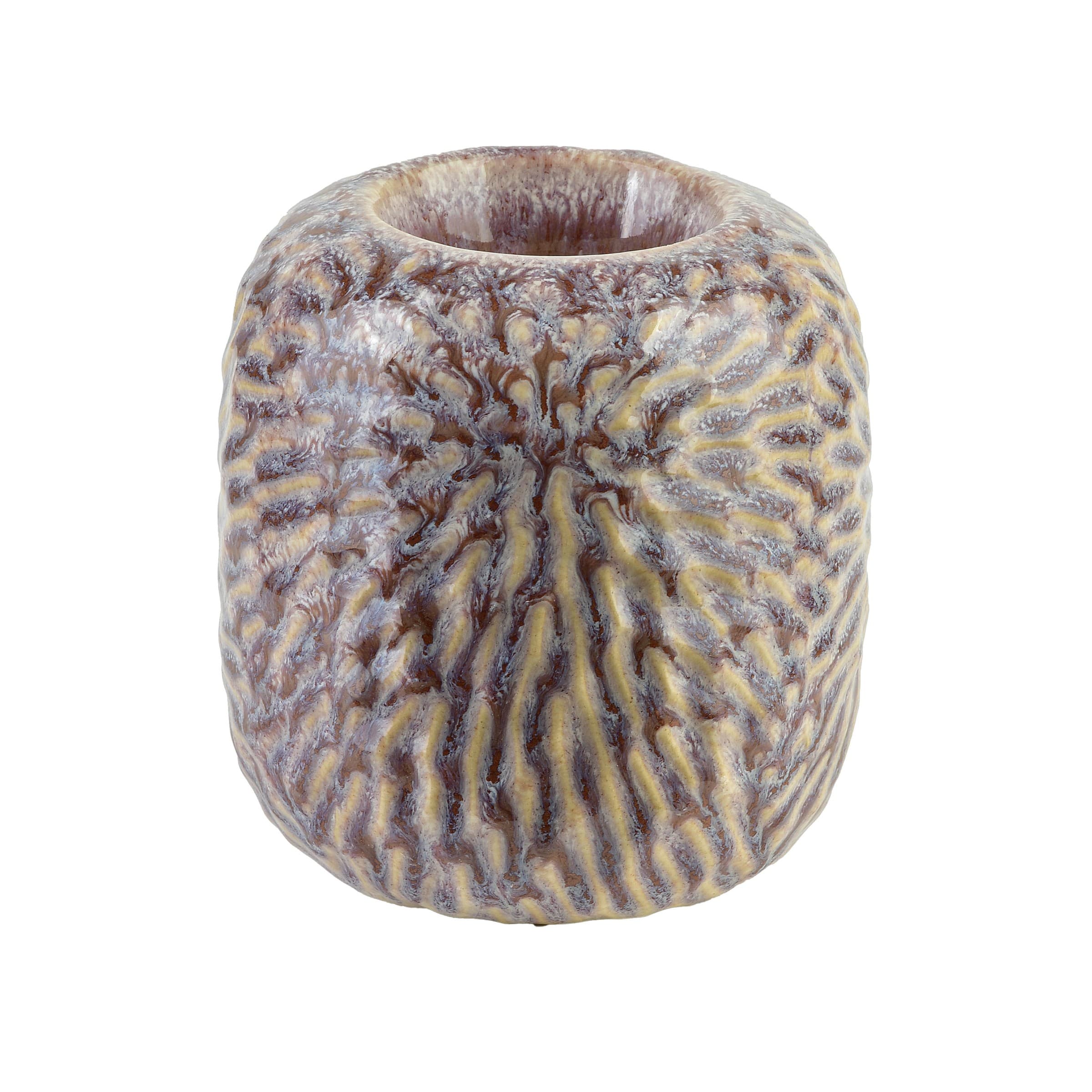 Keramický svietnik Yarine 9,5 cm béžový 1