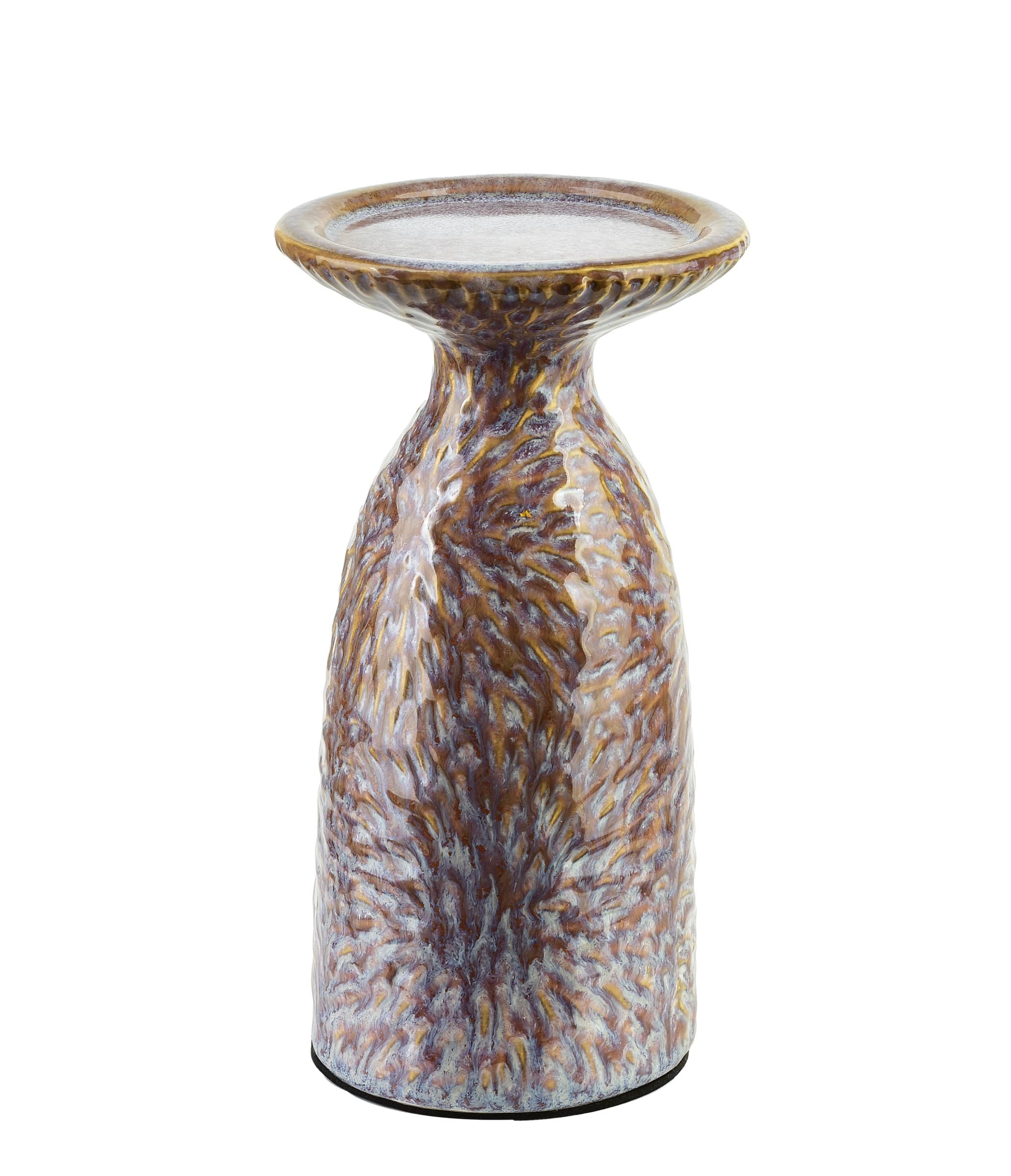 Keramický svietnik YARINE BEIGE 20 cm béžový