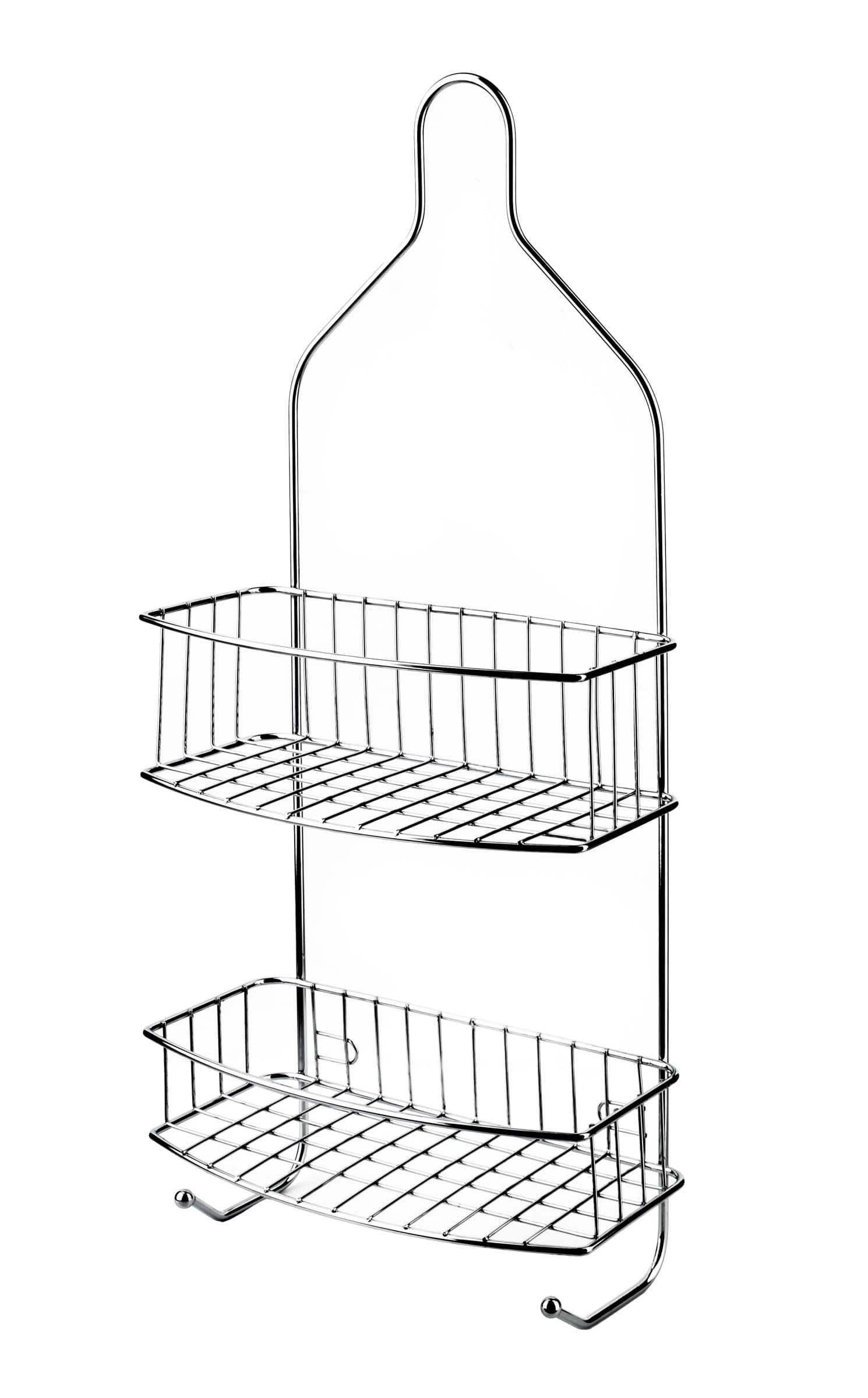 Kúpeľňová polička CARL SILVER 15x56 cm strieborná 1