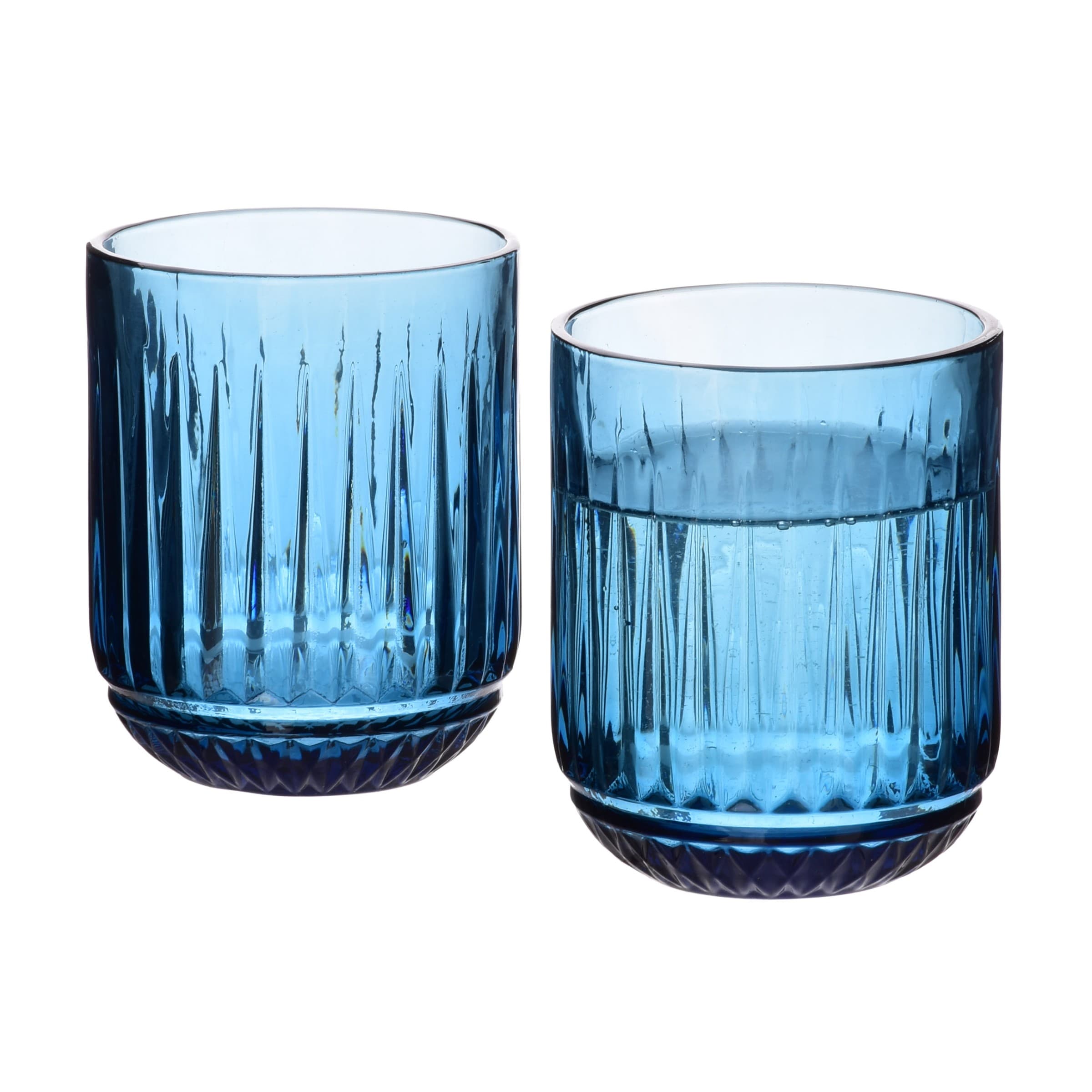 Súprava 4 ks pohárov ELISE 260 ml modrá