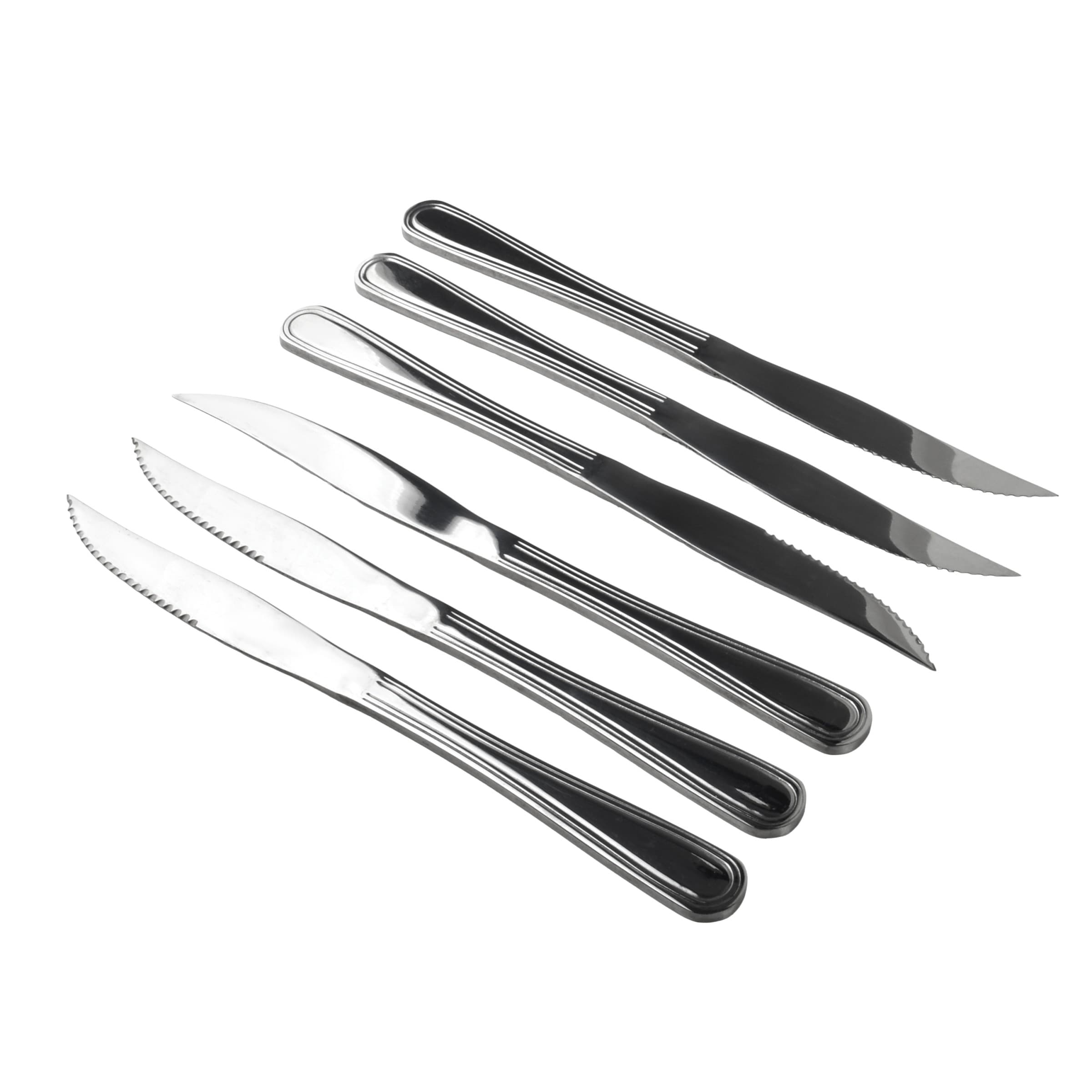 Súprava 6 ks steakových nožov Daisy 22,8 cm strieborná 1