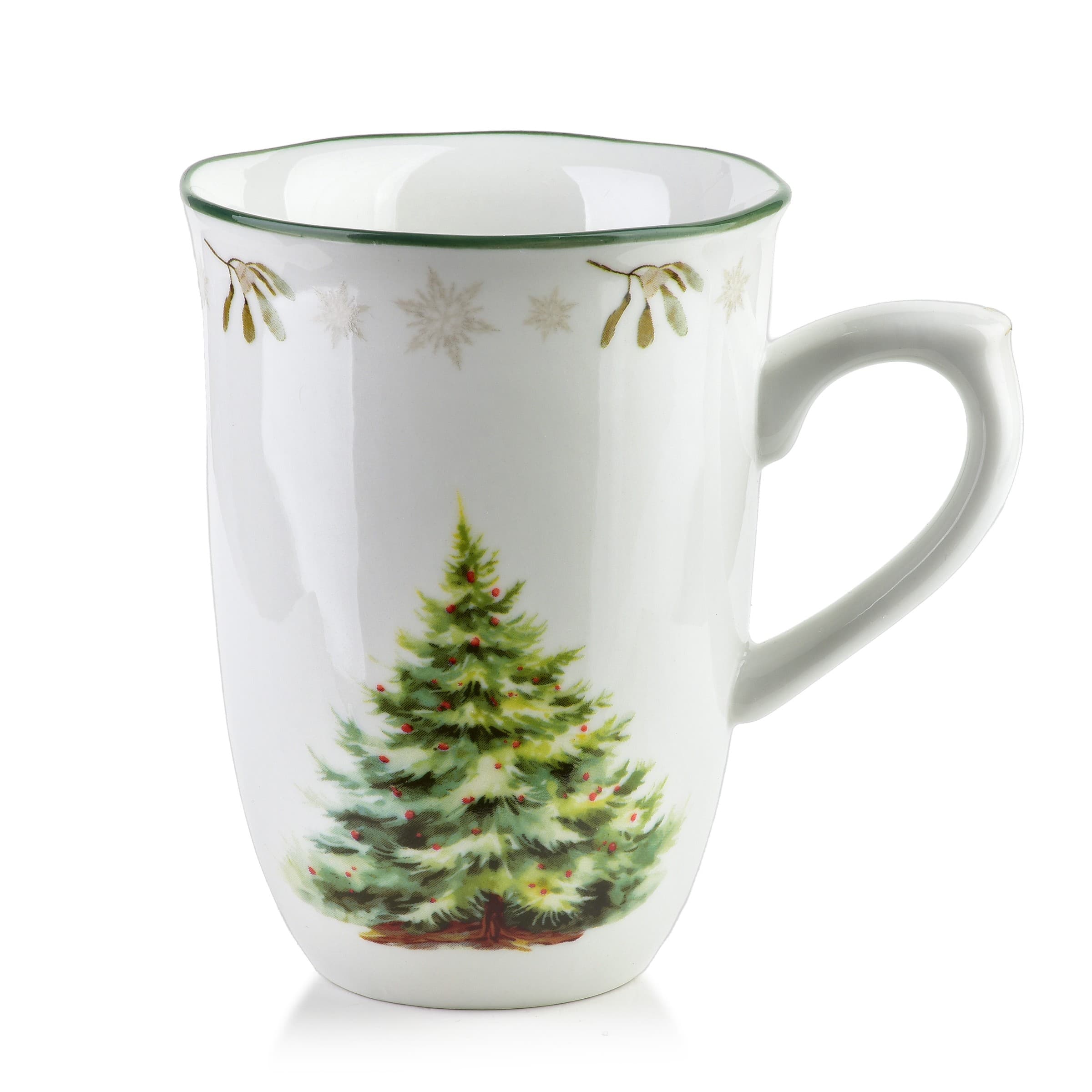 Vianočný hrnček Santa Lila 220 ml bielo-zelený