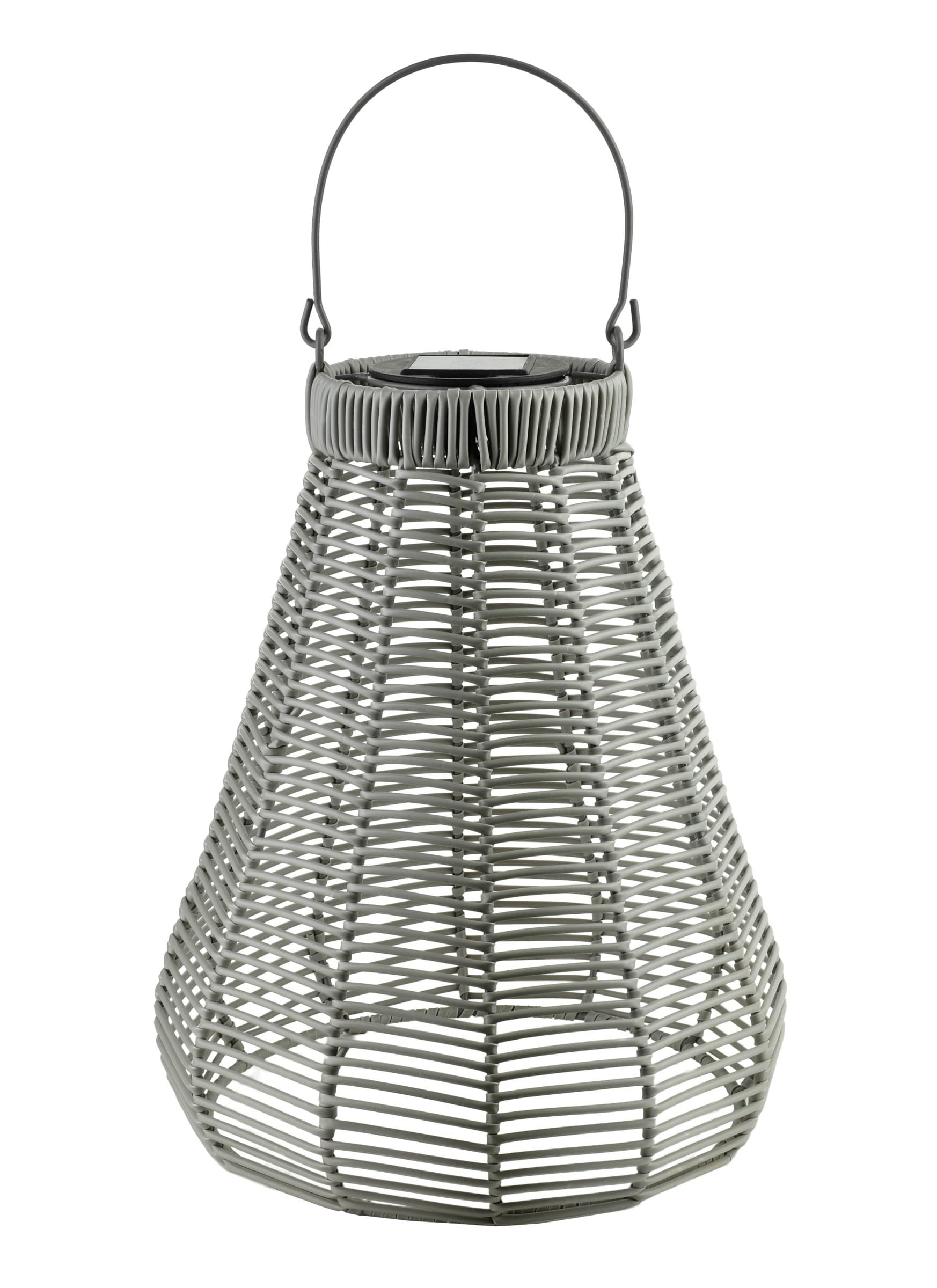 Solárny lampáš SOKKE 33/45 sivý 1
