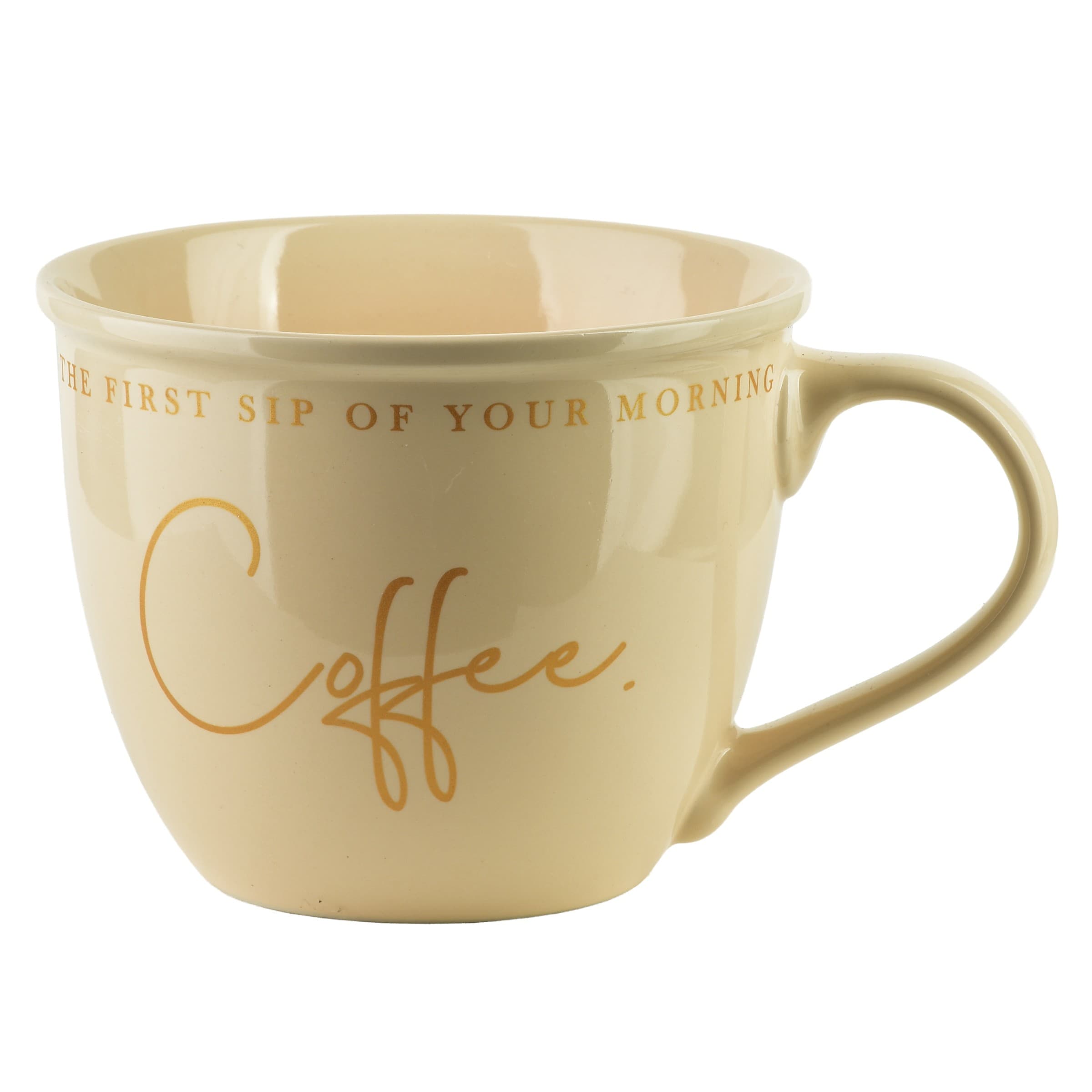 Porcelánový hrnček HENDIA 500 ml krémový 1