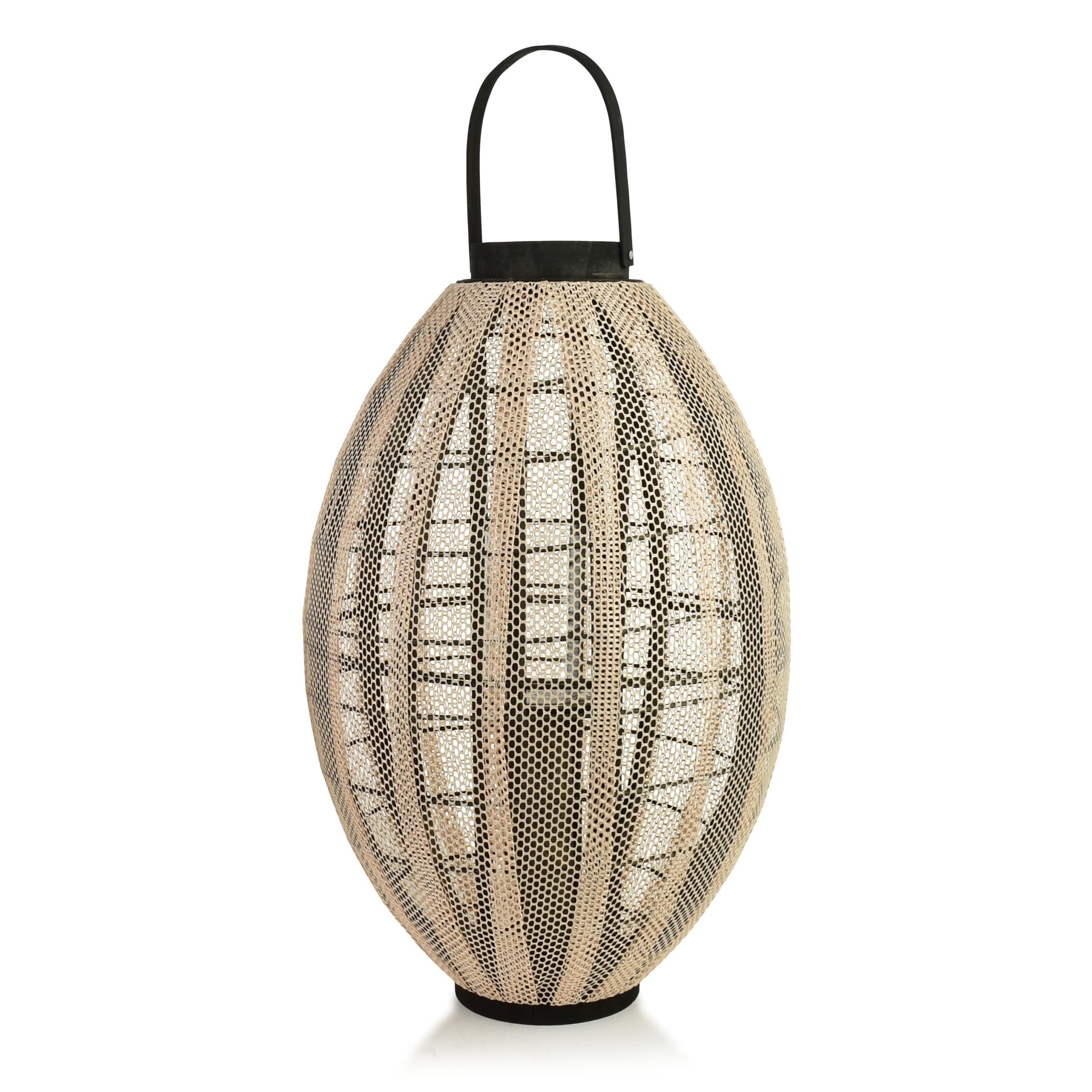 Lucerna LEVI 70 cm béžová/čierna