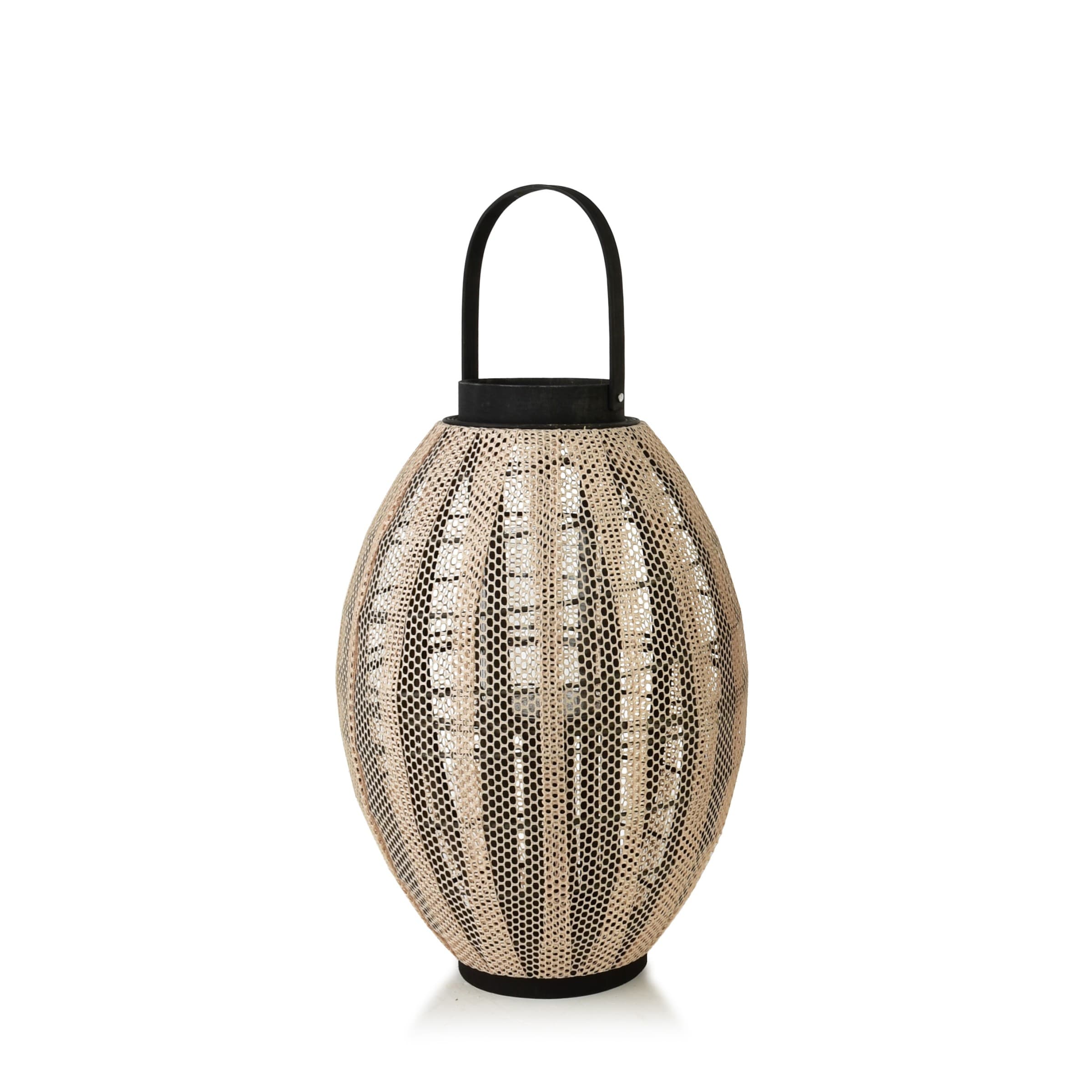Lampáš LEVI 54 cm béžová/čierna