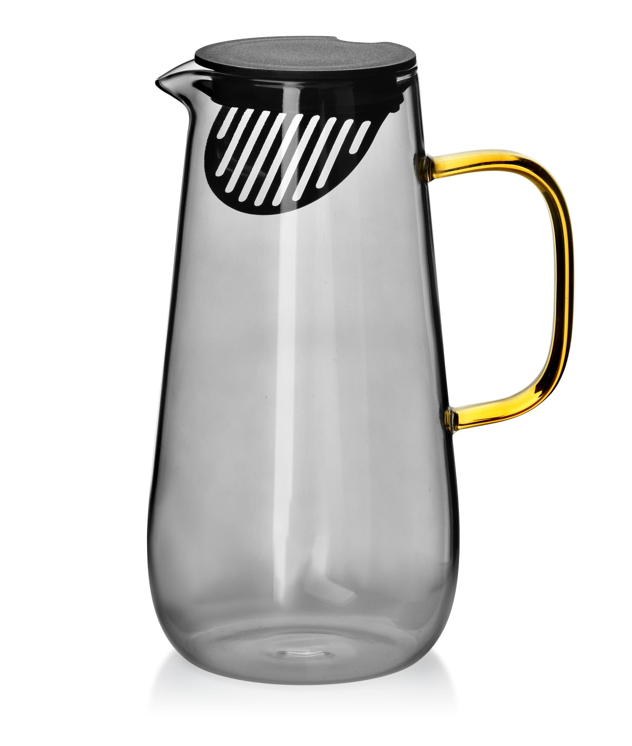Sklenený džbán Semet 1,5 l šedý/zlatý 1