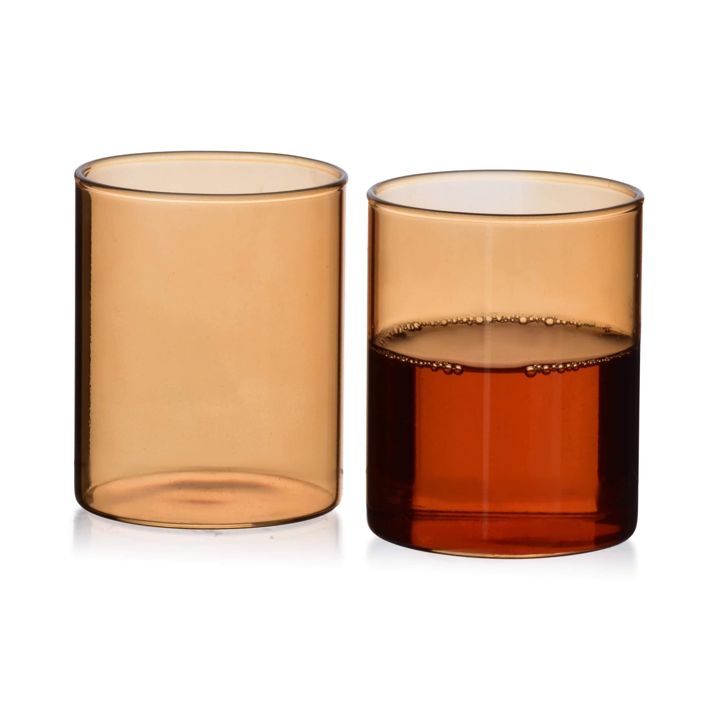 Sada 4 ks pohárov ROMANE 280 ml medová 1
