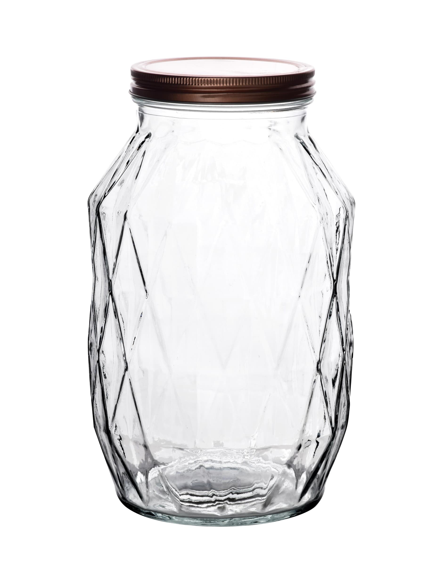 Sklenená dóza Dia 3,4 l číra