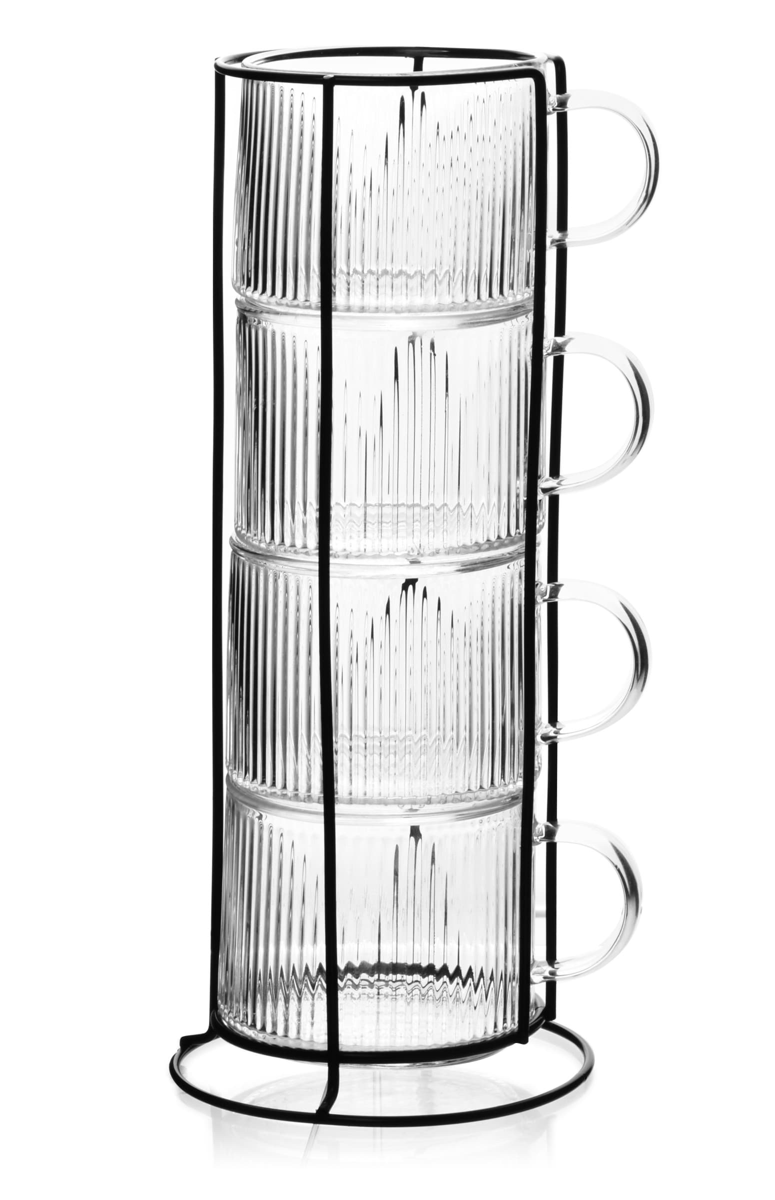 Sklenená súprava 4 ks pohárov PETER 350 ml číra