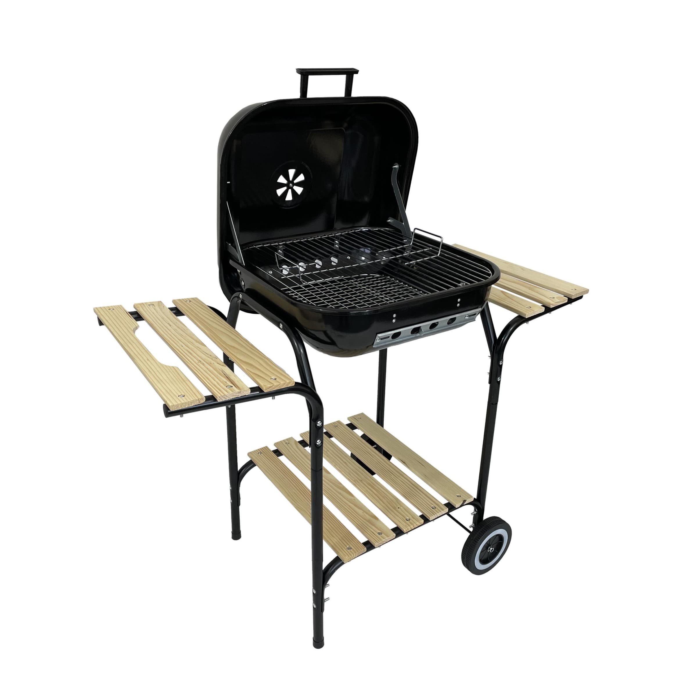 Záhradný gril na drevené uhlie BBQ1013 čierny 1