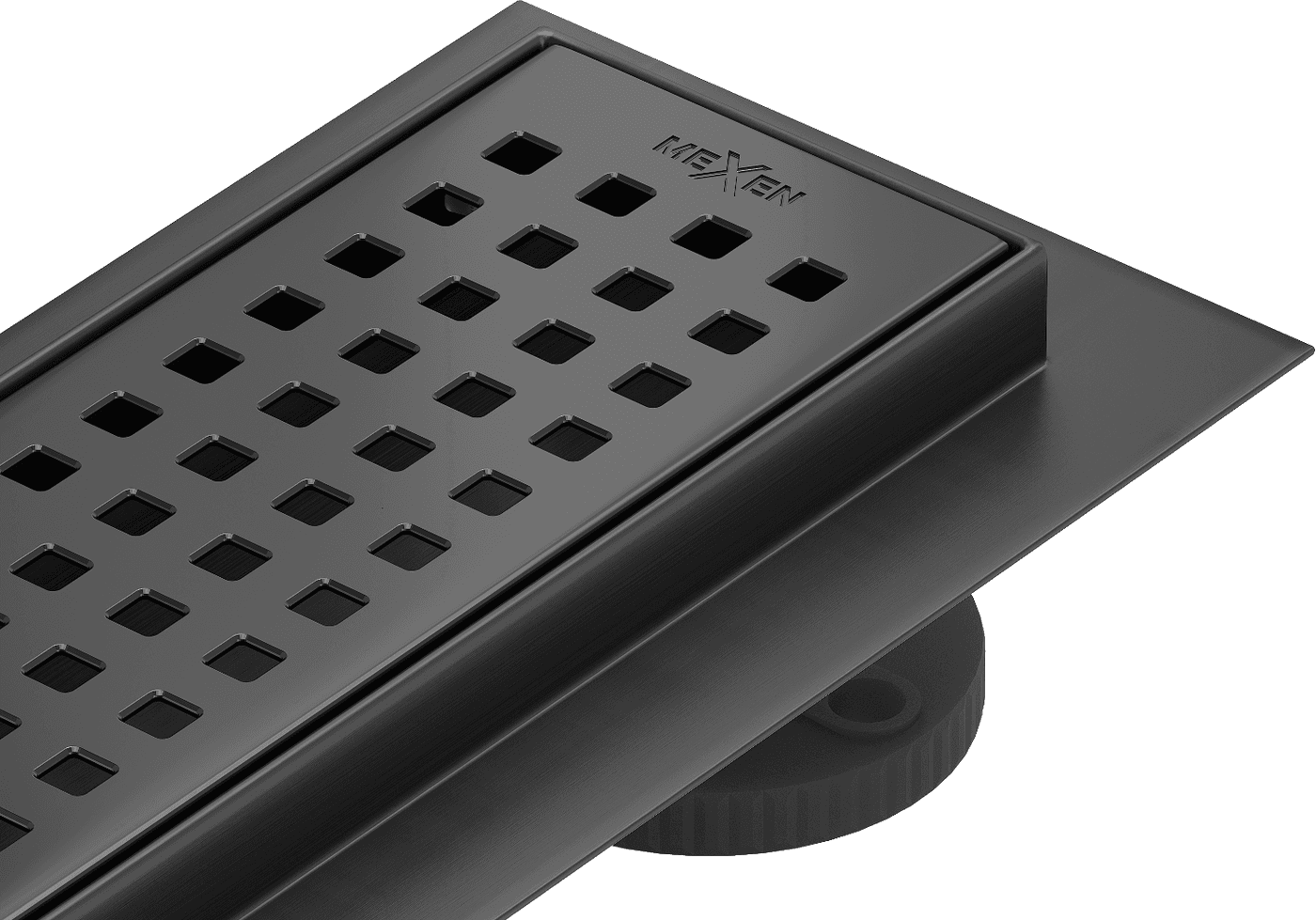 Odtokový žľab nízky MEXEN FLAT BLACK 60 cm - vzor G08