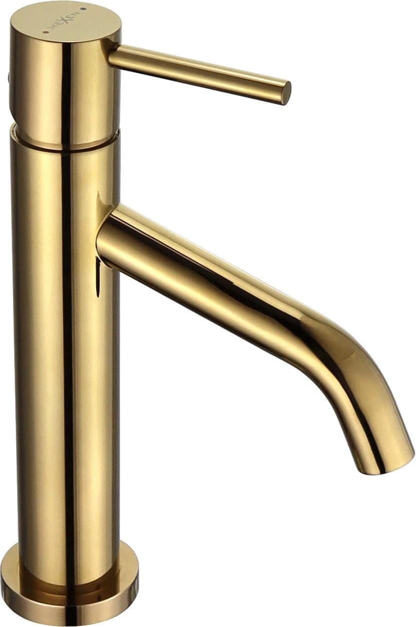 Umývadlová batéria Mexen Rumba 220 mm zlatá 1