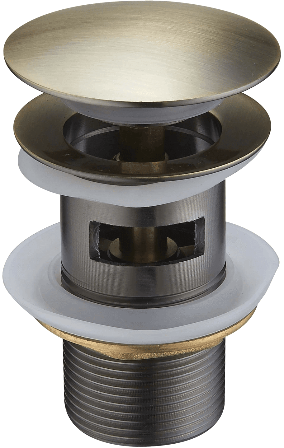 Odtok click-clack s prepadom Mexen 79920 bronz 1