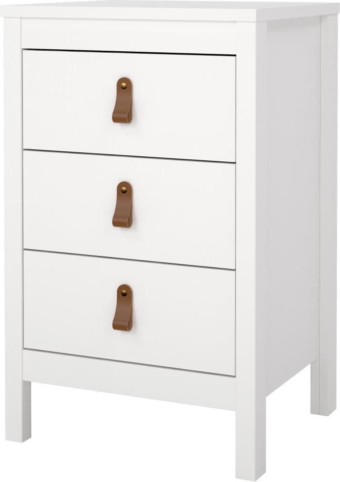 Nočný stolík Realty 44 cm biely