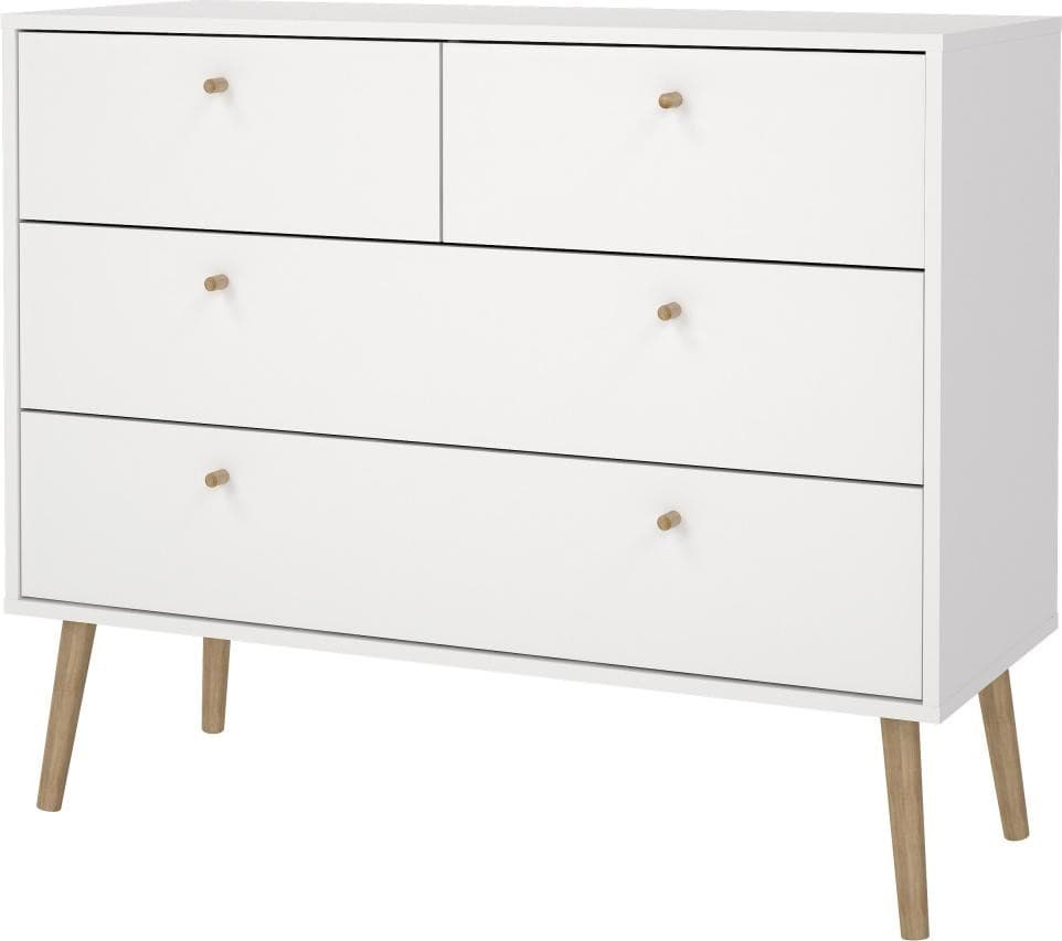 Komoda Boazy 98 cm biela 1