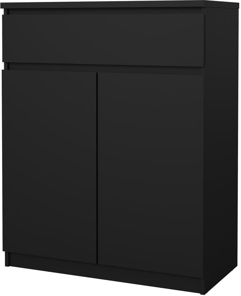Komoda Jednoduchá 234 80 cm čierny mat