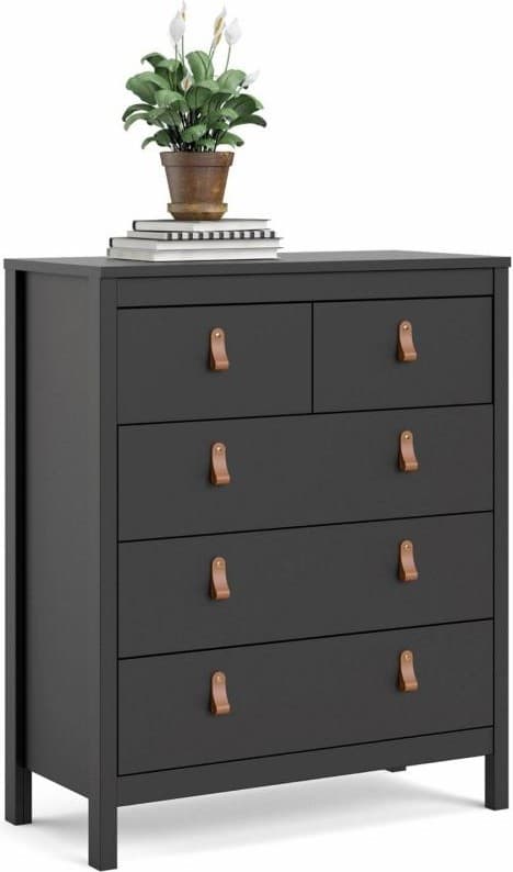 Komoda THREE REE 82 cm čierna 1