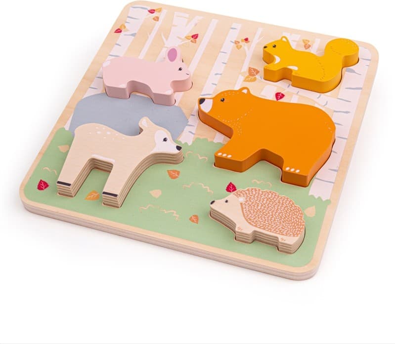 Drevené puzzle ANIMALS 1