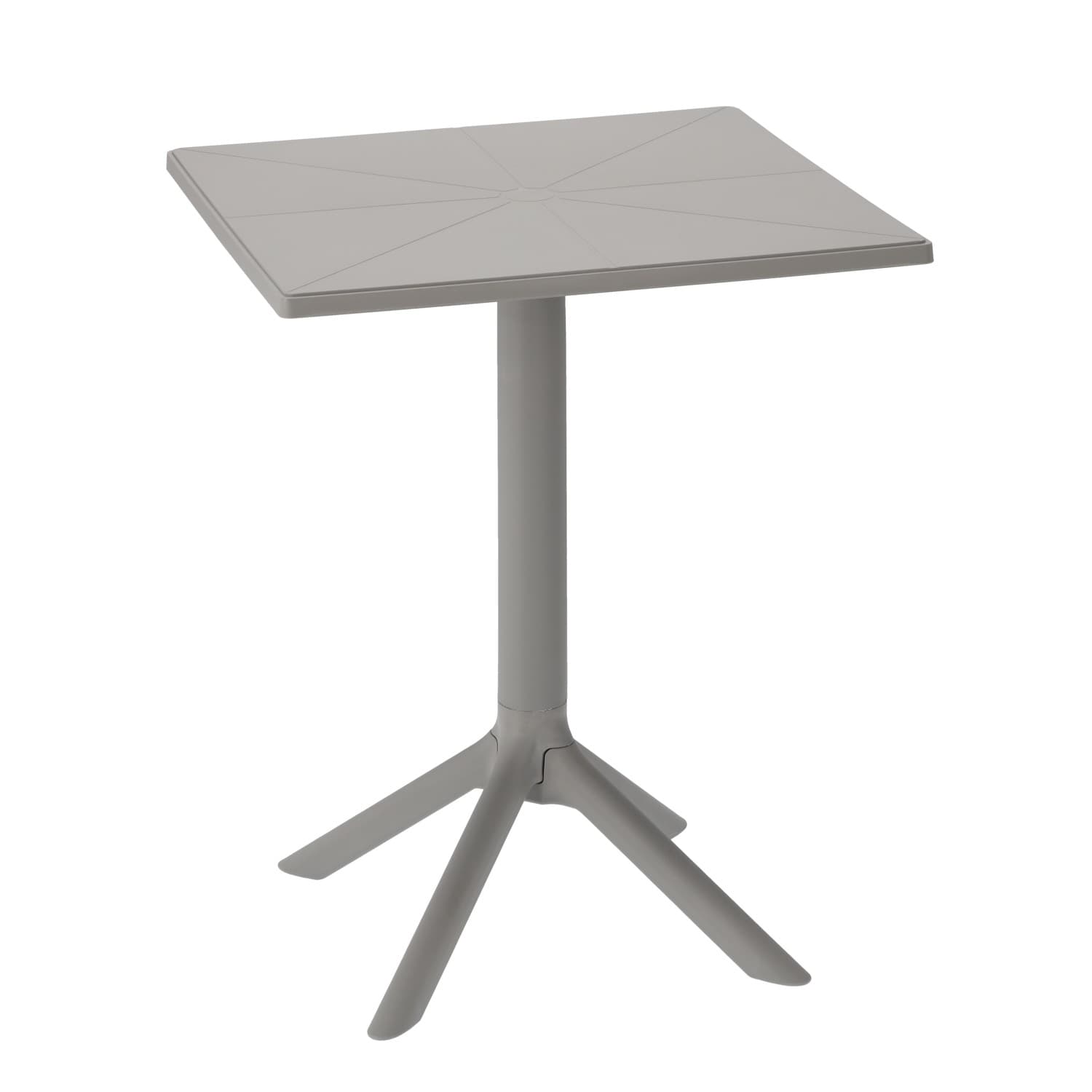 Záhradný stolík Fintro 60 cm sivý 1