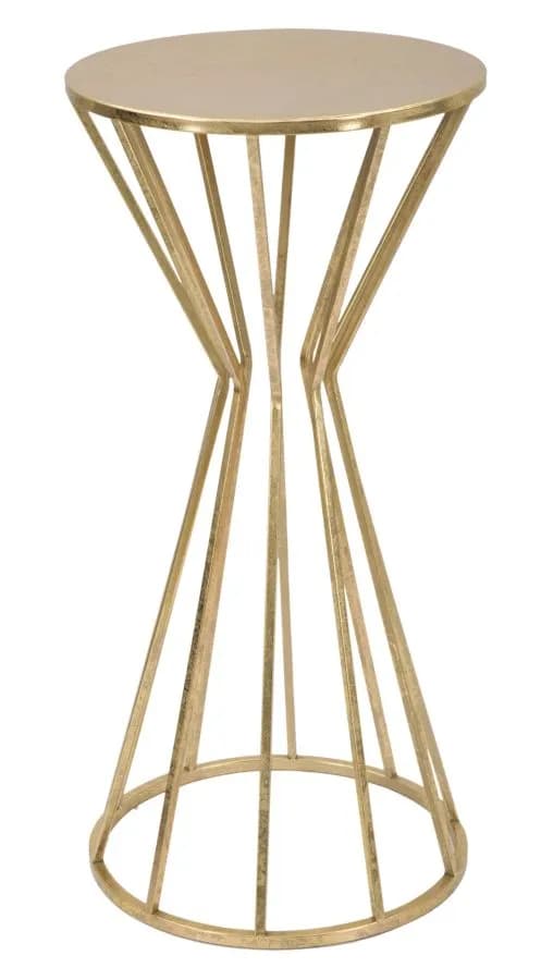 Odkladací stolík Stick Glam 80 cm zlatý 1