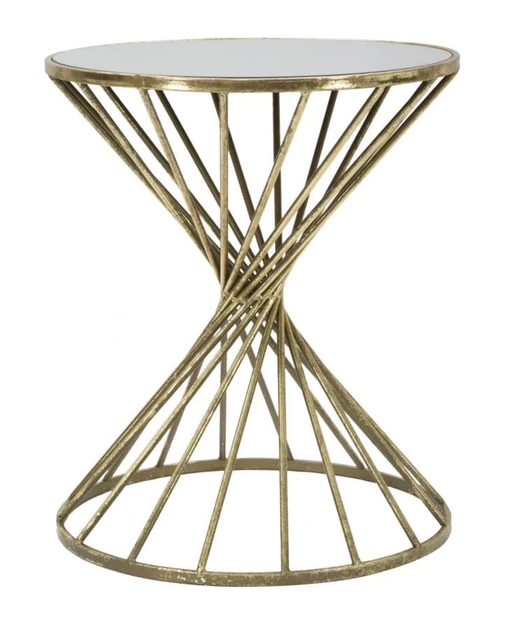 Odkladací stolík Hypnos 50 cm zlatý