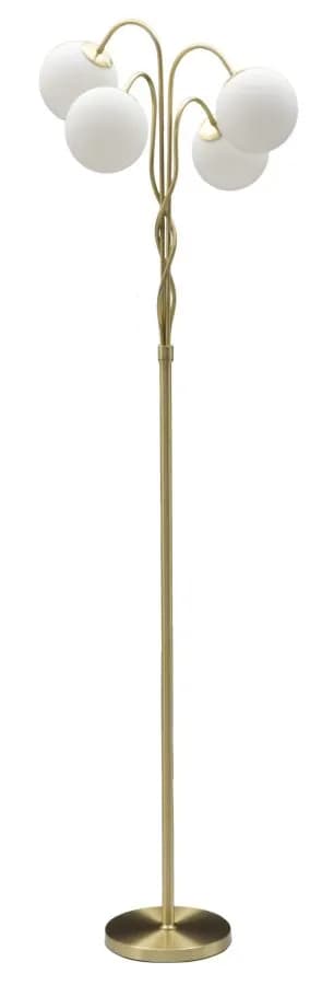 Stojacia lampa Glamy 176 cm biela/zlatá 1