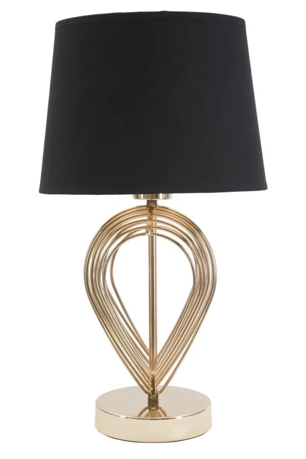 Stolná lampa Maxt 44 cm čierno-zlatá 1