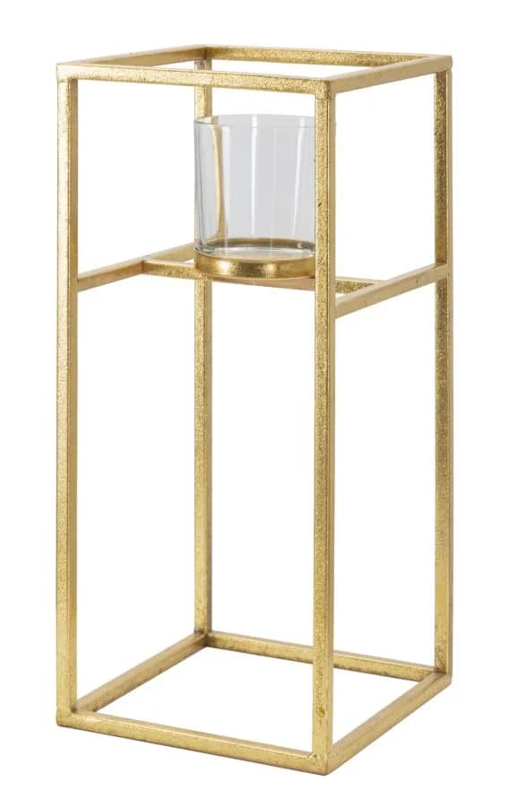 Svietnik Elegant 35 cm zlatý 1