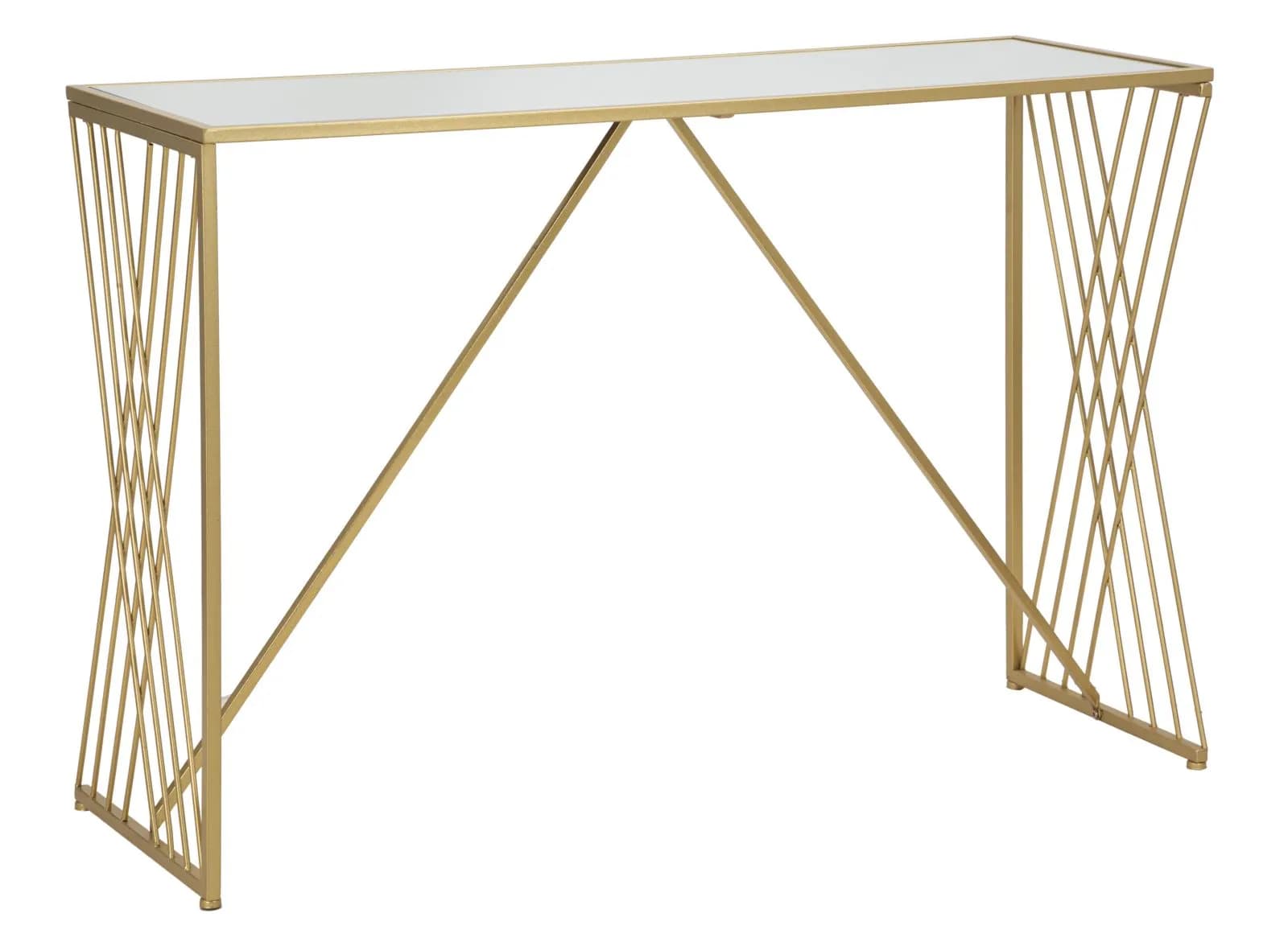 Konzolový stolík Easy 120 cm zlatý 1