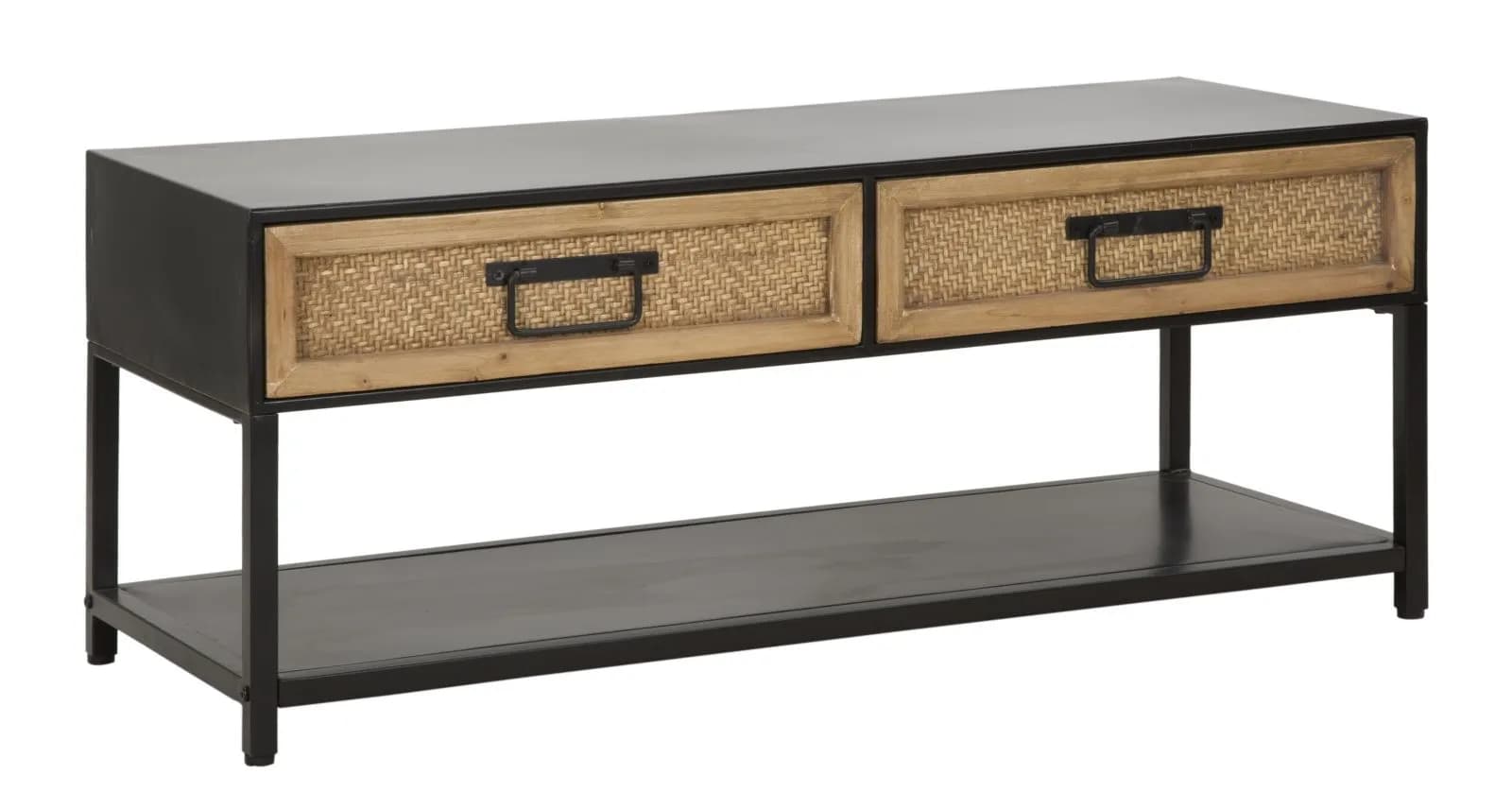 TV stolík Hanoi 95 cm čierno-hnedý