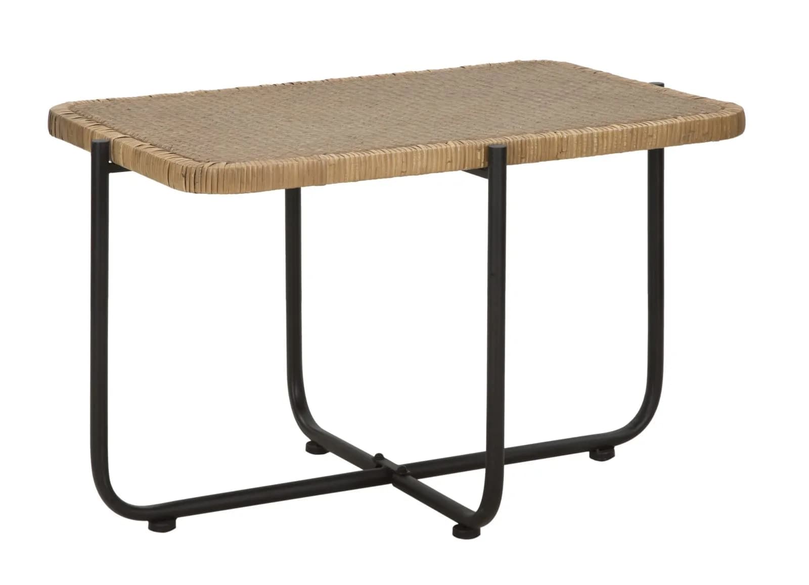Konferenčný stolík Cebu 75 cm čierny/hnedý