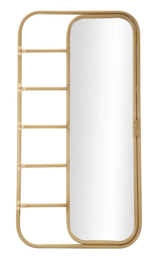 Voľne stojace zrkadlo Panama 151 cm hnedé