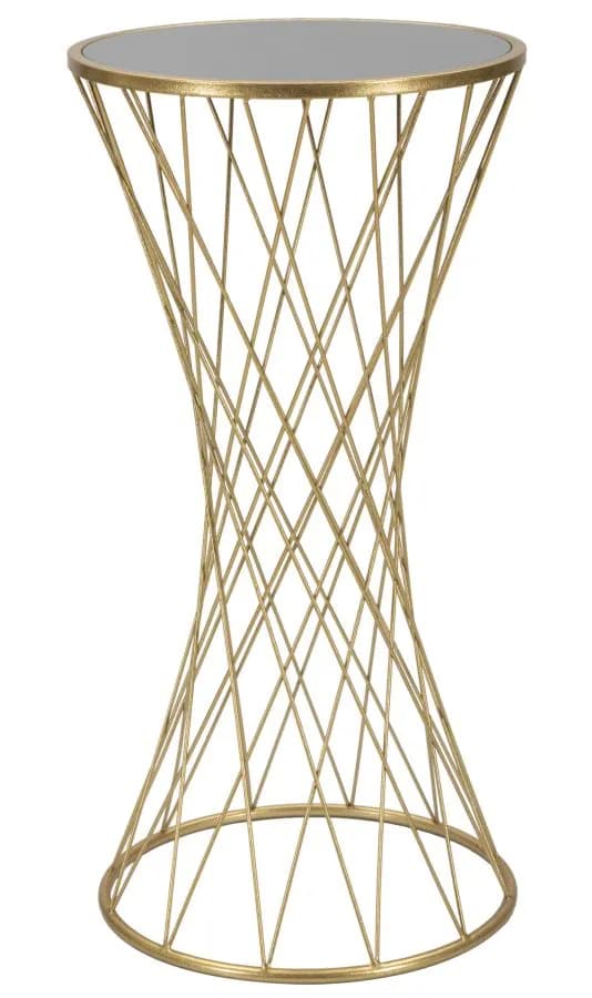 Odkladací stolík Tower 40 cm zlatý