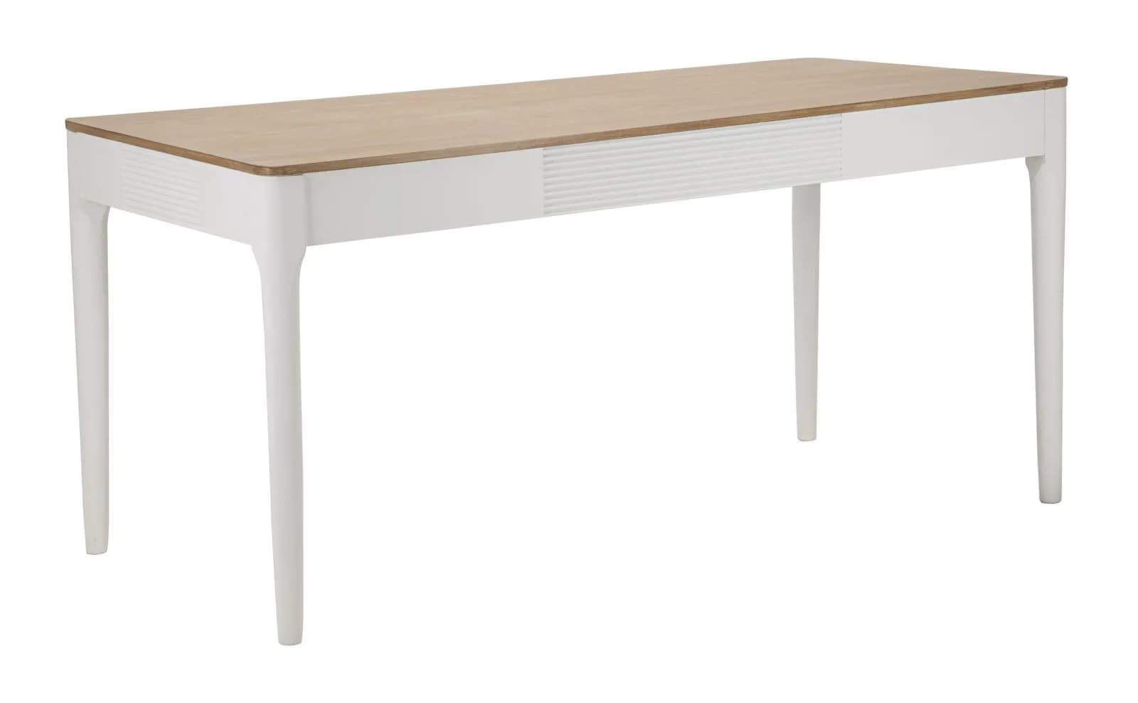 Jedálenský stôl Matera 180 cm biely/hnedý