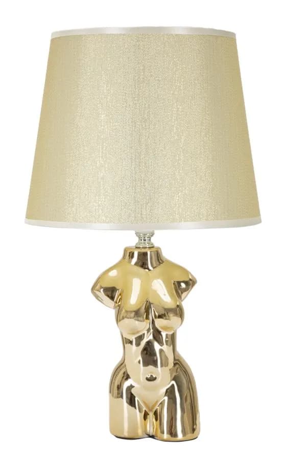 Stolná lampa Očarujúca žena 39,5 cm béžovo-zlatá 1
