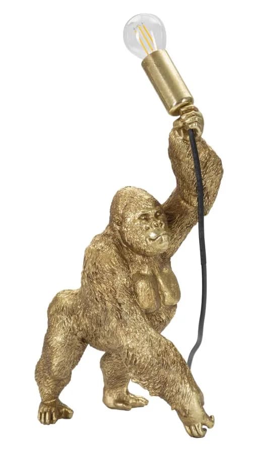 Stolná lampa Gorilla 40 cm zlatá 1