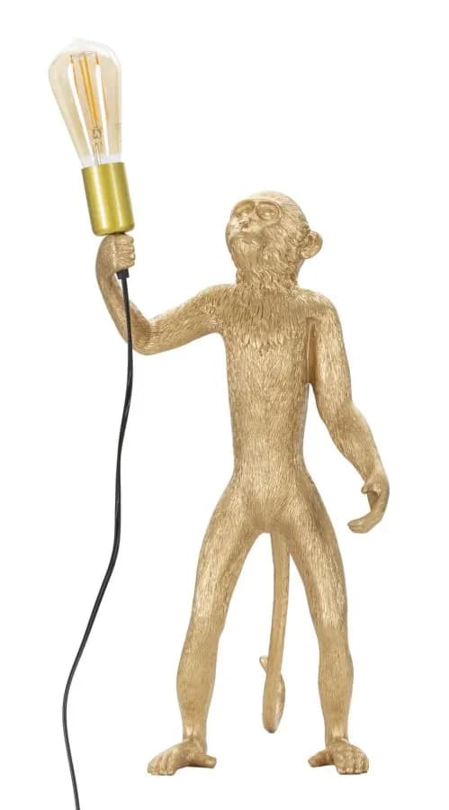 Stolná lampa Monkey 55 cm zlatá