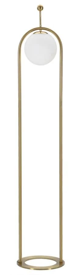 Stojacia lampa Glamy 168 cm biela/zlatá