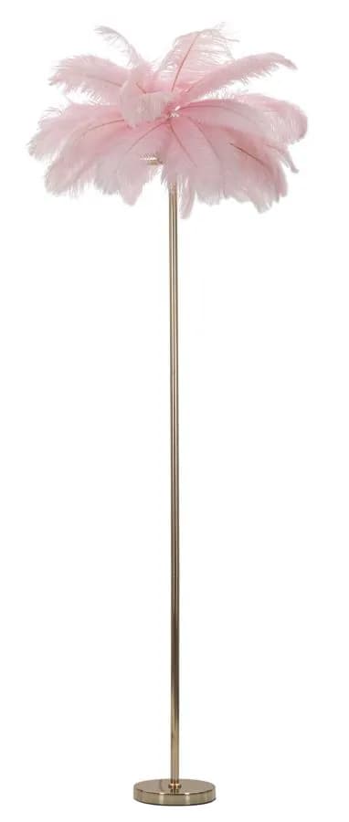 Stojacia lampa Palm 160 cm ružová/zlatá 1