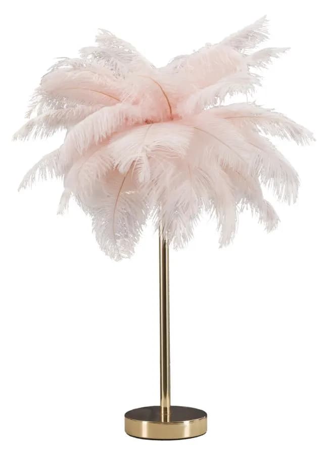 Stolná lampa Palm 55 cm ružová