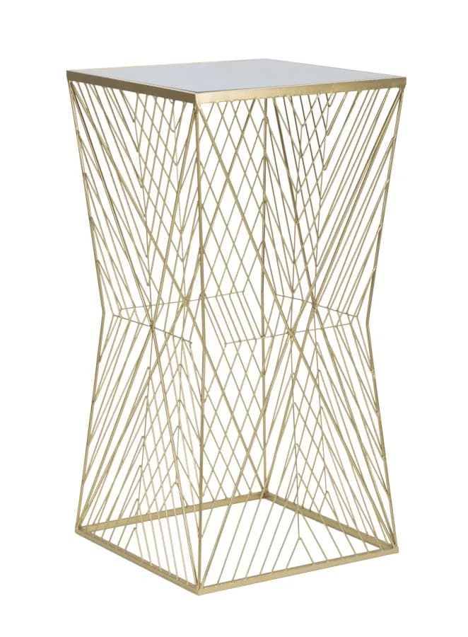 Odkladací stolík Lines 50 cm zlatý