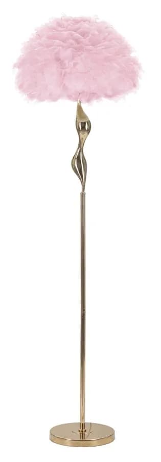 Stojacia lampa Slim Pink 165 cm zlatá/ružová 1