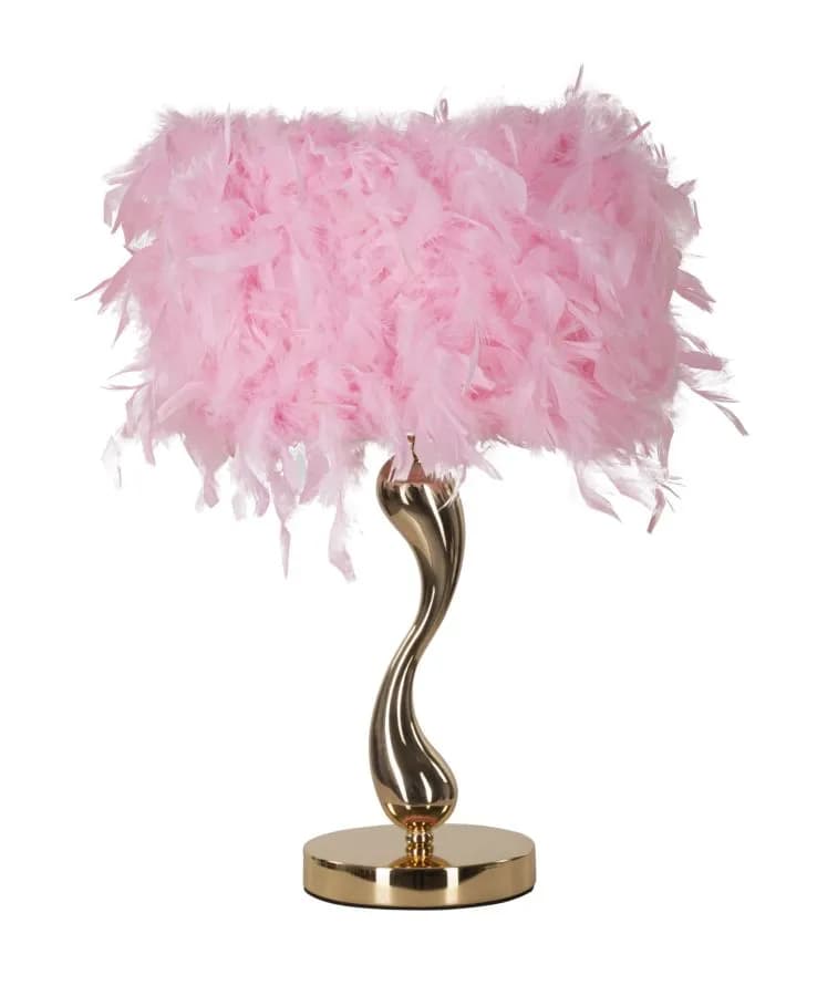 Stolová lampa Cart 47 cm ružovo-zlatá